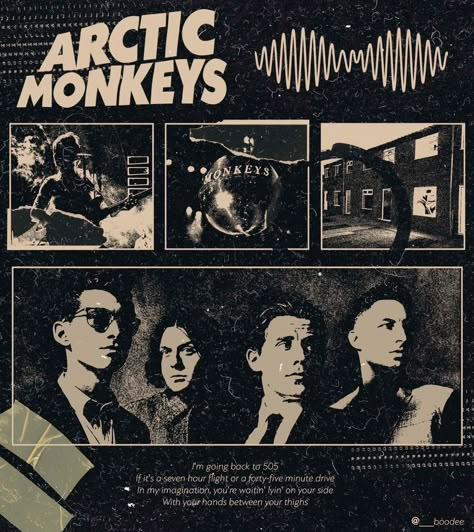 Vintage Arctic Monkeys Poster, Arctic Monkeys Wall Art, Vintage Band Aesthetic, Threshold Poster Design, Arctic Monkeys Aesthetic Vintage, Arctic Monkeys Design, Posters Arctic Monkeys, Arctic Monkeys Room, Band Graphic Design