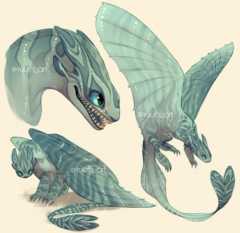 Light Fury Oc, Tiamat Dragon, Httyd Art, Light Fury, Dragon Sketch, Avatar Fan Art, Httyd Dragons, Creature Drawings, Cute Dragons