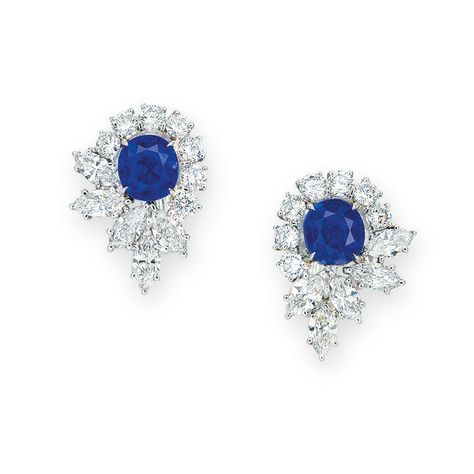 SAPPHIRE AND DIAMOND EARRINGS, HARRY WINSTON | Jewelry, earrings | Christie's Celebrity Engagement Rings Unique, Celebrity Engagement Rings Top 10, Luxury Sapphire Earrings, Diamond Earrings Harry Winston, Harry Winston Sapphire Necklace, Harry Winston Gold Earrings, Luxury Sapphire Diamond Drop Earrings, Sapphire Diamond-cut Earrings, Harry Winston Jewelry