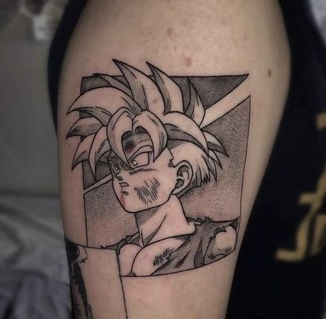 Shen Long Tattoo, Bleach Tattoo, Dbz Tattoo, Zelda Tattoo, Gamer Tattoos, Z Tattoo, Dragon Ball Tattoo, Manga Tattoo, One Piece Tattoos