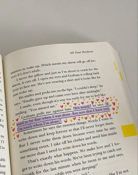 Book Quote Annotations, Book Quotes For Friends, Book Messages Note, Book Love Lines, All Your Perfects Quotes Book, Cute Book Qoutes, Cute Quotes From Books, Books Lines Quotes, Love Lines From Books