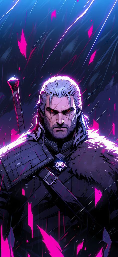 Witcher 3 Art, Witcher Game, Guerriero Samurai, Witcher Wallpaper, The Witcher Wild Hunt, The Witcher Game, The Witcher Geralt, Witcher Art, Amoled Wallpapers