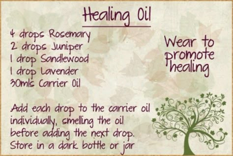 Magick Oil, Healing Spells, Witchy Tips, Essential Oil Blends Recipes, Essential Oils Herbs, Herbal Healing, Healing Oils, Herbal Magic, Witch Stuff