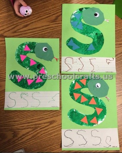 Letters Crafts for Preschoolers - Preschool and KindergartenPreschool Crafts | Mobile Version Letter S Craft Preschool, S Is For Snake Craft, Letter S Activities For Preschool Crafts, S Crafts For Toddlers, Letter S Crafts For Toddlers, S Is For Craft, S Is For, Letter S Crafts For Preschool, Letter S Activity