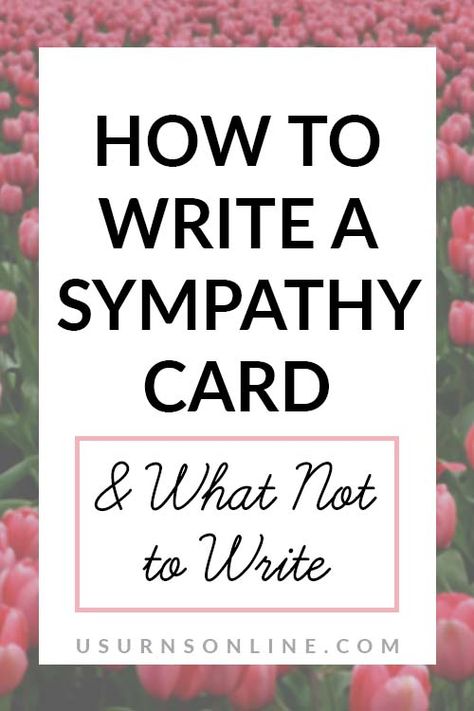 What to Write in a Sympathy Card: 50 Easy & Inspired Ideas » Urns | Online What To Write In Sympathy Cards, Ideas For Sympathy Cards, Cards Handmade Sympathy, Free Sympathy Cards, Things To Write In A Sympathy Card, Words Of Sympathy For A Friend, With Sympathy Cards Handmade, What To Write In Sympathy Cards Messages, Condolence Cards Handmade