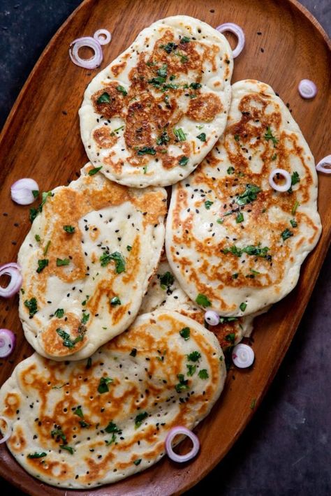 Gluten free Almond Flour Naan Almond Flour Naan, Gf Naan, Gluten Free Naan, Indian Bread Recipes, Indian Flatbread, Vegan Richa, Naan Recipe, Boiled Egg Diet Plan, Gluten Free Breads