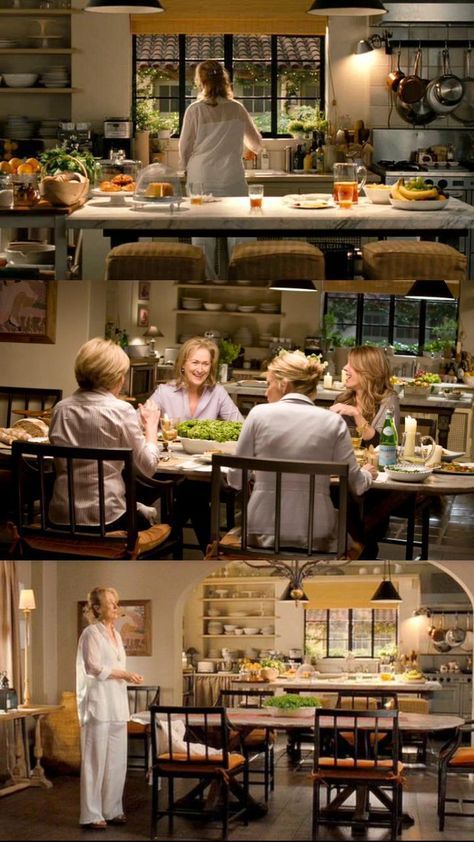 It's Complicated Home, It’s Complicated Movie Kitchen, Kitchen From It’s Complicated, The Holiday Nancy Meyers, It’s Complicated Aesthetic, House From Its Complicated, Nancy Meyers Movie Sets, Its Complicated Aesthetic, Nancy Meyers Backyard Aesthetic