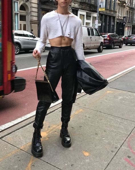 Men’s Fem Fashion, Gay Club Outfit, Mode Queer, Gender Fluid Fashion, Genderless Fashion, Gay Outfit, Club Outfit, Gay Fashion, Queer Fashion