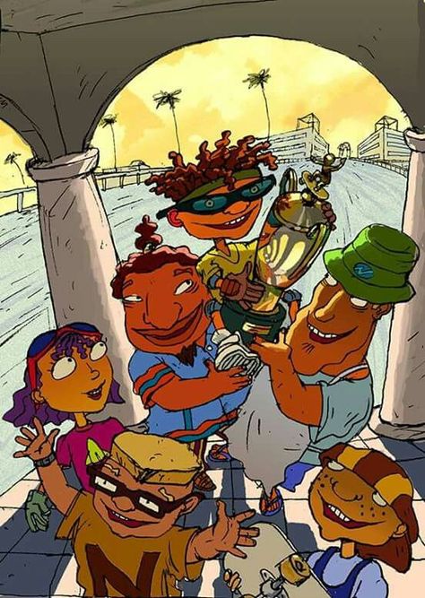 90s Cartoon Shows, Power Wallpaper, Rocket Power, Nickelodeon 90s, Nickelodeon Cartoons, Am I The Only One, 90s Cartoons, 90s Cartoon, Famous Cartoons