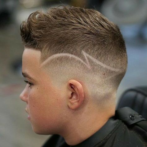 Faded Taper, Hair Designs For Boys, Boys Haircuts With Designs, Fohawk Haircut, Trendy Boys Haircuts, Boys Fade Haircut, Boys Haircut Styles, Baby Haircut, Boy Haircuts Short