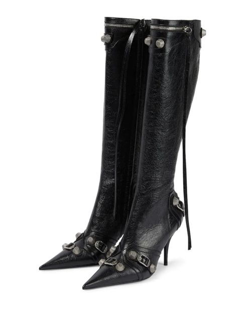 Balenciaga Boots Women, Balenciage Boots, Balenciaga High Heels, Stiletto Black Boots, Balenciaga Heels, Bustier Blouse, Rocker Boots, Balenciaga Boots, Trendy High Heels