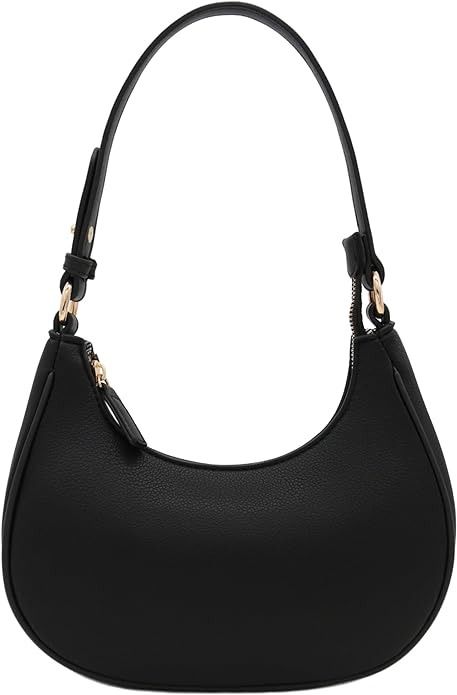 FashionPuzzle Small Crescent Shoulder Bag Underarm Purse (Black): Handbags: Amazon.com What To Wear In Italy, Fall Wardrobe Staples, Perfect Summer Outfit, Woman Weaving, Round Bag, Stunning Outfits, Best Black, Black Purses, Hobo Handbags