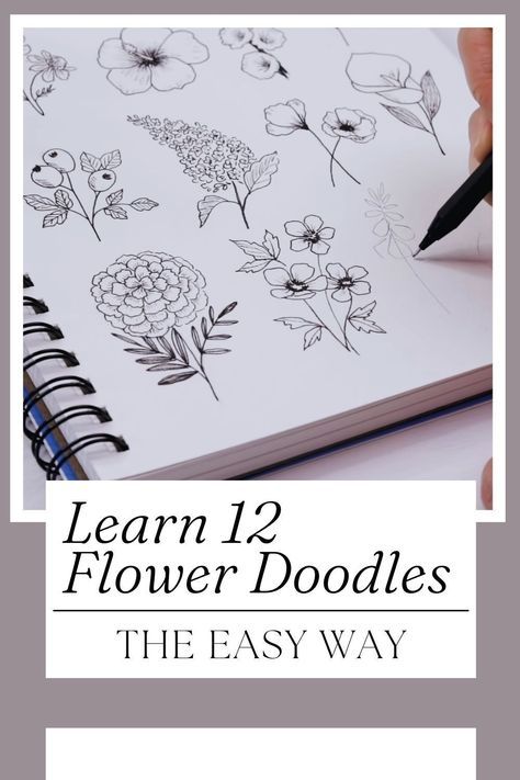 Ready to dive into a world of creativity and learn how to craft 12 delightful flower doodles with ease? Whether you're a seasoned artist or just beginning your artistic journey, this tutorial is here to guide you through the magic of drawing various flowers. This creator will provide you with step-by-step instructions, making it a breeze to create these 12 beautiful flower doodles. So, grab your favorite pen, and let's start sketching these charming blooms that are sure to steal your heart... Doodle Of Flowers, How To Draw Flower Bouquet Step By Step, How To Draw Flower Doodles, How To Draw Abstract Flowers, Sketching Flowers For Beginners, Drawing A Flower Step By Step, Drawing Of Bouquet Of Flowers, Flower Sketches Simple Step By Step, How To Draw Flowers Tutorial