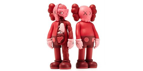 KAWS to Release 'Companion Blush' Figures for Valentine's Day Red Kaws, Kaws Toys, Brian Donnelly, Kaws Companion, Kaws Painting, Ron English, Graffiti Pop Art, Supreme Iphone Wallpaper, Modern Art Museum