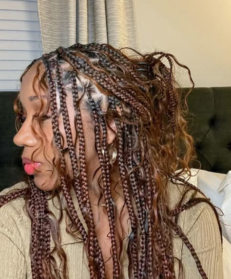 Cute Box Braids, Goddess Braids Hairstyles, Box Braids Hairstyles For Black Women, Cute Box Braids Hairstyles, Braids Hairstyles Pictures, Quick Braided Hairstyles, Protective Hairstyles Braids, Pretty Braided Hairstyles, Hairstyle Inspo