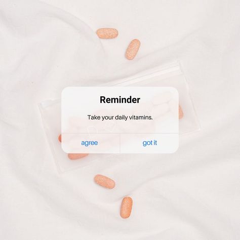 Take your daily vitamins :) March Vision Board, Iphone Board, Health Vision Board, Pill Reminder, Gym Supplements, Vision Board Words, Vision Board Themes, Health Images, Practicing Self Love