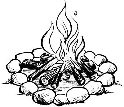 Fire Pit Drawing, Campfire Drawing, Fire Building, Beaver Scouts, Camping Tattoo, Camping Drawing, Camping Activities For Kids, Fire Drawing, Camp Fire