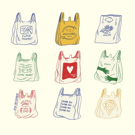 Bag Art, Print Collage, 로고 디자인, Funky Art, Cute Tattoos, Linocut, A Tattoo, Tattoo Inspo, Grocery Bag