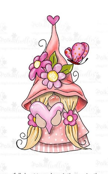 Gnome Hat Drawing, Spring Gnome Drawing, Gnome Family Drawing, Knomes Garden Drawing, Girl Gnome Drawing, Old Window Painting Ideas, Garden Gnome Drawing, Gnome Tattoos, Gnomes Drawing