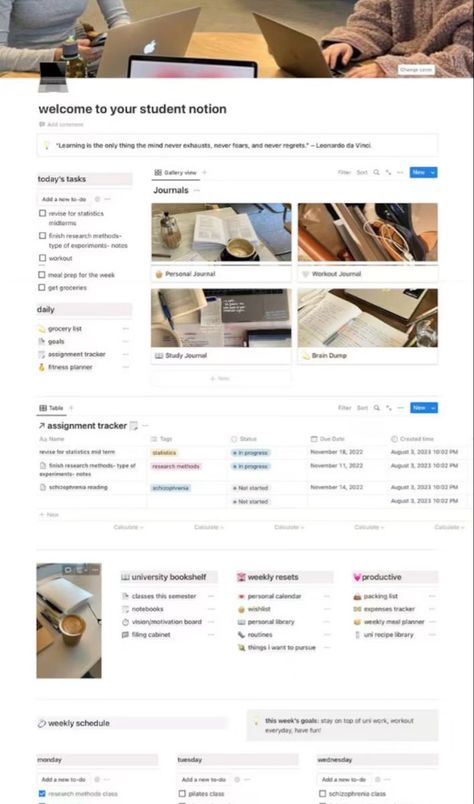 Aesthetic Student Notion Template ⭐️💻 Cornell Notes Notion, Notion For Note Taking, Notion Aesthetic Student, Notion Template Ideas Student, Notion Template College Student, Notion Templates For College Students, Notion Aesthetic University, Notion Inspiration School, Notion Setup Student