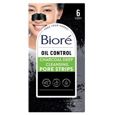 More than 36k positive ratings on Amazon. Unclog pores and reduce blackheads instantly with Bioré Pore Strips. Control oil, bind to blackheads, and remove dirt for a fresh, clean complexion. Like a blackhead magnet, these strips reduce oil and provide shine control. Experience the power of natural charcoal and say goodbye to stubborn blackheads! Dorm Room Things, Healthy Habits Tracker, Blackheads Nose, Bath Salt Gift Set, Reduce Oily Skin, Nose Pore Strips, Nose Pores, Shaving Supplies, Blackheads On Nose