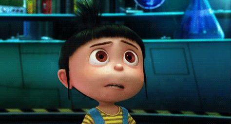 Hmm GIF - DespicableMe Agnes Adorable - Discover & Share GIFs Despicable Me Margo, Holding Breath, Agnes Despicable Me, Despicable Minions, Minion Gif, Despicable Me 2, Disney Gif, Cartoon Gifs, Despicable Me