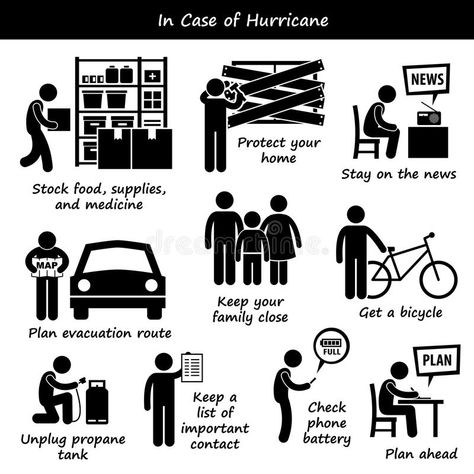 In Case of Hurricane Typhoon Cyclone Emergency Plan Icons. A set of human pictog , #AFF, #Icons, #Plan, #human, #set, #Emergency #ad Typhoon Preparedness, Ifs Parts, Emergency Action Plan, Evacuation Checklist, Family Emergency Plan, Figure Silhouette, Disaster Management, Emergency Preparedness Food, Crisis Management