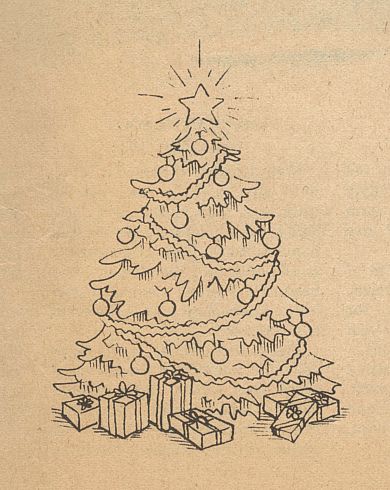 Christmas Tree Drawing Realistic, Christmas Draw Tree, Christmas Tree With Presents Drawing, Christmas Tree Drawing Tutorial, How To Draw A Christmas Tree Realistic, Half Christmas Tree Drawing, Christmas Tree Drawing Illustration, Sketch Christmas Tree, Christmas Tree Pencil Drawing