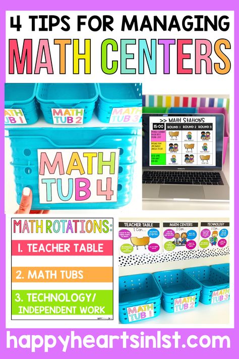 Math Center Organization, Math Center Rotations, Guided Math Centers, Math Tubs, Second Grade Classroom, Math Rotations, Activities For The Classroom, Math Centers Kindergarten, Math Groups