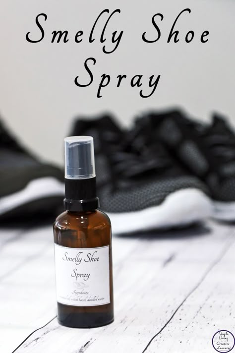 Stinky Feet Spray, Poo Spray, Stinky Shoes, Shoe Spray, Smelly Shoes, Essential Oil Spray, Diy Essentials, Diy Sprays, Essential Oil Blends Recipes