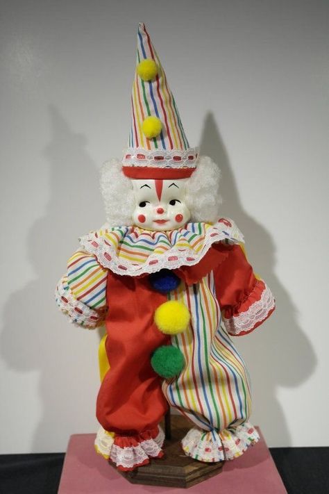 I love him Clown Doll, A Clown, Red, White