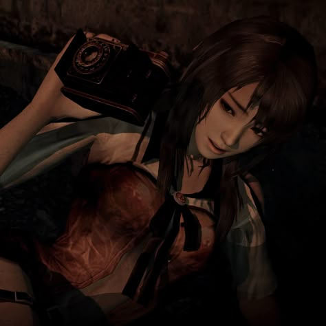 Yuri Kozukata, Horror Game Protagonist, Game Protagonist, Japanese Horror, Fatal Frame, Retro Horror, Horror Games, Black Water, Silent Hill