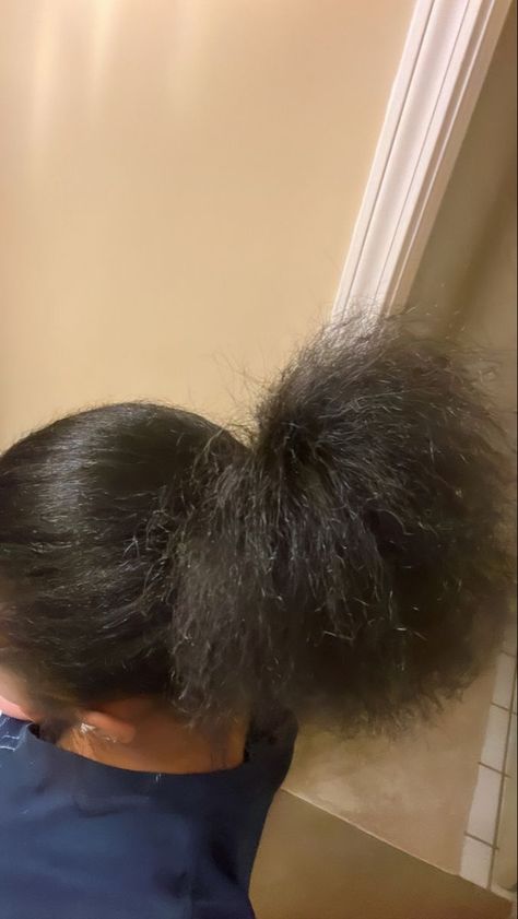 Blow Dry Natural Hair, Hair Pic, Natural Hair Bun, Hair Bun Styles, Pressed Natural Hair, Silk Press Natural Hair, Flat Iron Hair, Natural Hair Bun Styles, Quick Natural Hair Styles