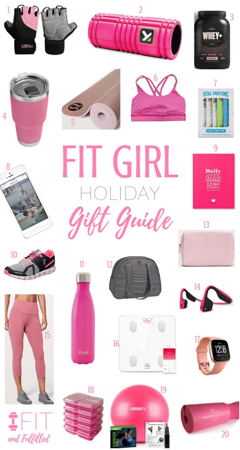 Fit Girl Gift Guide - Fit and Fulfilled. 20 gifts any fit girl would love to receive! Spread the holiday cheer with the fitness enthusiast in your life and snag one of these fitness-focused gifts! Gym Resistance Bands, Fitness Gift Ideas, For Men Clothes, Fitness Gift, Galentines Gifts, Girls Gift Guide, Lilly Pulitzer Outfits, Resistance Band Set, Styles Clothes