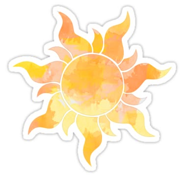 • Also buy this artwork on stickers, phone cases, home decor, and more. Sun Worshipper, Sun Watercolor, Sun Sticker, Homemade Stickers, Cute Laptop Stickers, Bubble Stickers, Stickers Cool, Tumblr Stickers, Disney Sticker