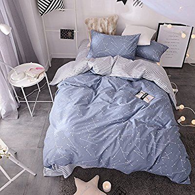 Striped Bedroom, Constellation Pattern, Bedroom Bedding Sets, Hotel Collection Bedding, Kids Duvet, Queen Size Duvet Covers, Kids Duvet Cover, Full Bedding Sets