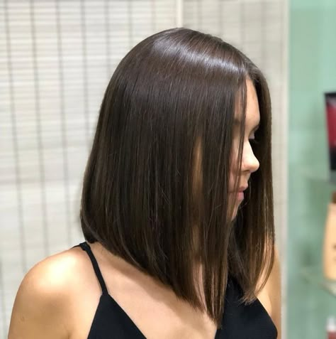 Long Bob Accessories, Longbob Hair, Melena Bob, Bob Hairstyles For Thick, Long Bob Haircuts, Hair Braid Videos, Lob Haircut, Short Straight Hair, Penteado Cabelo Curto