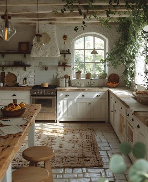 Cottagecore Decor Kitchen, Whimsical Home Interior, House Aestethic, Cottage Core House Interior, Cottagecore House Interior, Cottage Core House, Cottagecore Kitchen, Whimsical Cottage, Cottagecore Home