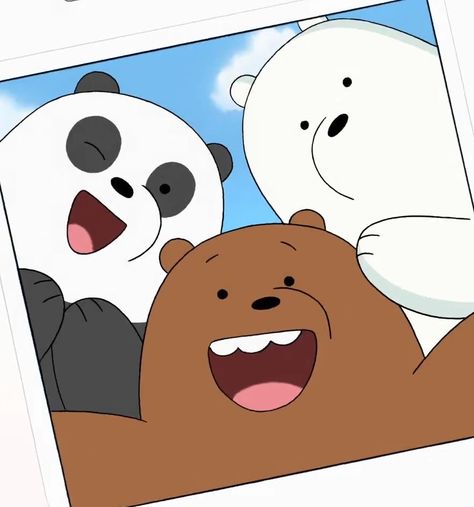 3 Bears Canvas Painting, 3 Bears Cartoon Drawing, We Bare Bears Drawing Pencil, We Bare Bears Cute Drawings, We Bear Bears Drawing Easy, We Bare Bear Drawing, Bare Bear Painting, We Bare Bears Painting Canvas, Three Bears Drawing