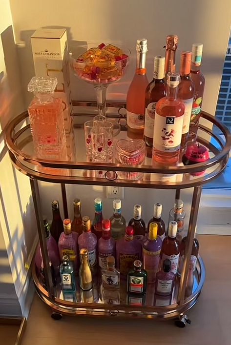 Mini Bar Ideas Small Spaces, College House Party, Mini Bar Ideas, House Party Aesthetic, Future Home Aesthetic, Uni House, College House, Flat Decor, College Apartment Decor