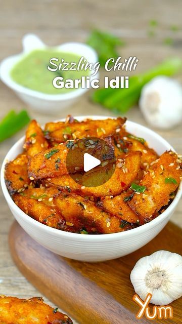 Idli Chilli Recipe, Idle Recipe, Recipes For Dinner Vegetarian Indian, Fried Idli Recipe, Idli Snacks, Indian Food Recipes Vegetarian Dinners, Easy Veg Snacks, Easy Tasty Recipes Videos, Dinner Recipes Vegetarian Indian