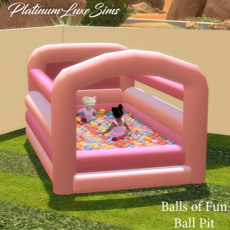 Balls of Fun Ball Pit - Build / Buy - The Sims 4 - CurseForge Sims 4 Bounce House Cc, Sims 4 Trampoline Cc, Sims 4 Cc Outdoor Toys, Sims 4 Potty, Sims 4 Cc Playpen, Sims 4 Playpen, Sims 4 Cc Functional Toys, Sims 4 Cc Functional Playground, Sims 4 Cc Toys Functional