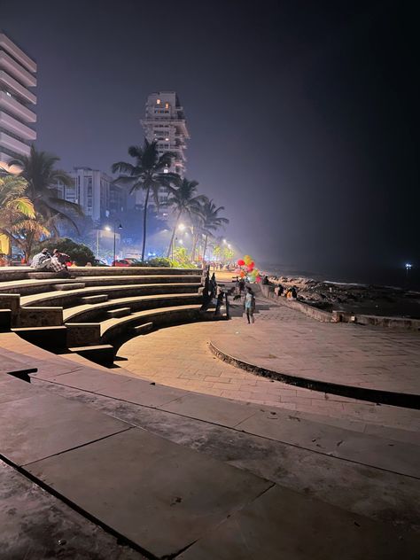 Bandra , mumbai Bandra Mumbai Snapchat, Bandstand Mumbai At Night, Band Stand Mumbai, Bandra Mumbai Aesthetic, Bandra Bandstand Mumbai, Mumbai Night, Mumbai Night Life, Bandra Mumbai, Mumbai City