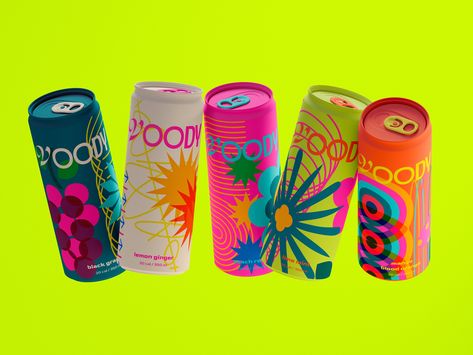 VOODY packaging design for soda on Behance Product Design Poster, A Level Art Sketchbook, Drinks Packaging Design, Bottle Design Packaging, Cosmetic Packaging Design, Cool Packaging, Learning Graphic Design, Food Packaging Design, Packaging Labels Design