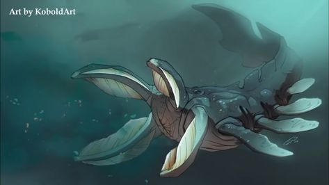 Alien Whale, Alien Fish, Ocean Monsters, Speculative Biology, Speculative Evolution, Creature Artwork, Alien Concept, Cool Monsters, Fantasy Beasts