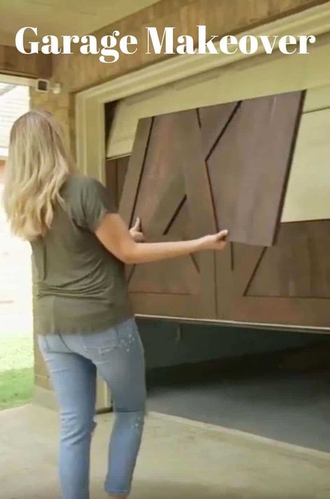 GarageSkins Give You a Wood Look Without the Cost 1 Garage Door Makeover, Diy Garage Door, Garage Remodel, Home Exterior Makeover, Garage Makeover, Diy Outdoor Decor, Exterior Makeover, Garage Gym, Wood Panels