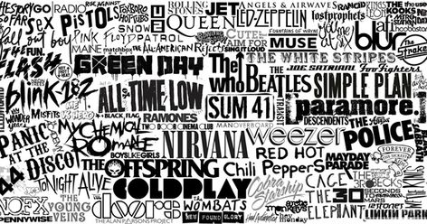 Alternative Rock List for Lovers of Alt Rock! We The Kings, The Kooks, Alternative Rock Bands, Alt Rock, Band Wallpapers, I'm With The Band, Punk Bands, Band Logos