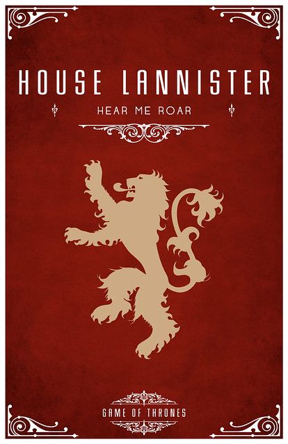 House Lannister | House Lannister Sigil - Lion Motto "Hear M… | Flickr Lannister Sigil, Game Of Throne, Game Of Thrones Party, Game Of Thrones Poster, House Lannister, Game Of Thrones Series, Game Of Thrones 3, Cersei Lannister, Gra O Tron