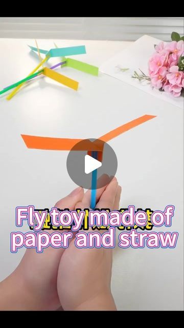 Straw Activities, Handmade Games, Fly Craft, Straw Crafts, Kid Experiments, Flying Toys, Best Kids Toys, Afterschool Activities, Made Of