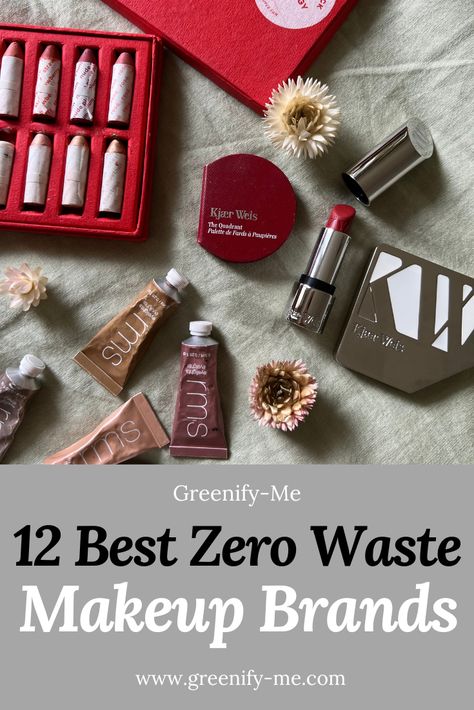 Searching for the best zero waste makeup brands? Here are the most notable plastic-free cosmetic options on the market. #zerowaste #zerowastemakeup #sustainable #makeup #plasticfree Zero Waste Aesthetic, Toiletries For Travel, Eco Makeup, Zero Waste Skincare, Zero Waste Makeup, Sustainable Makeup, Living Naturally, Homemade Makeup Remover, Zero Waste Cleaning